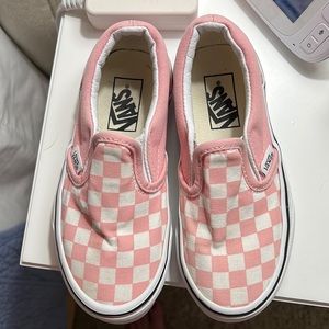Checkered flag kids Vans